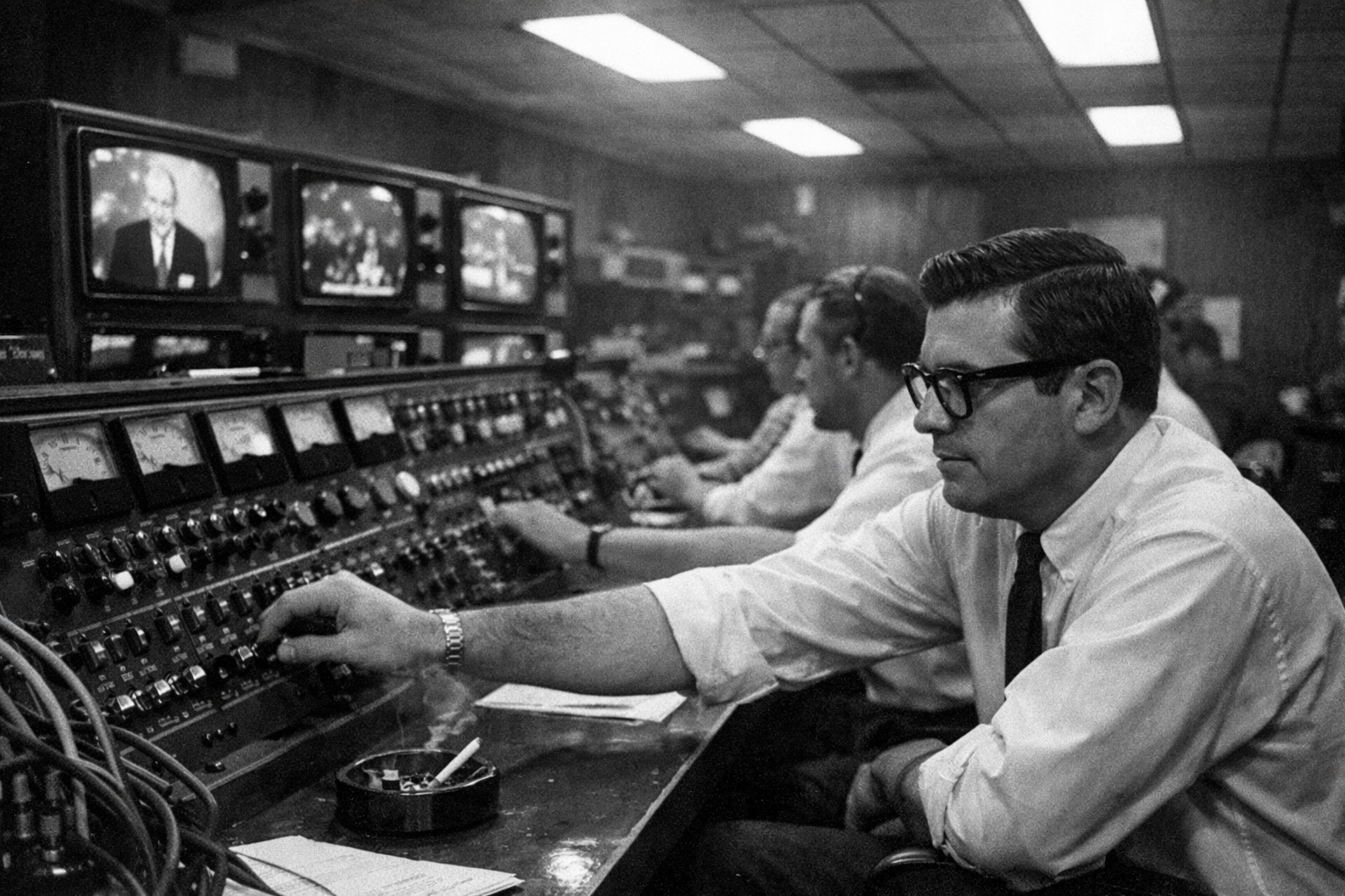 Broadcast control room